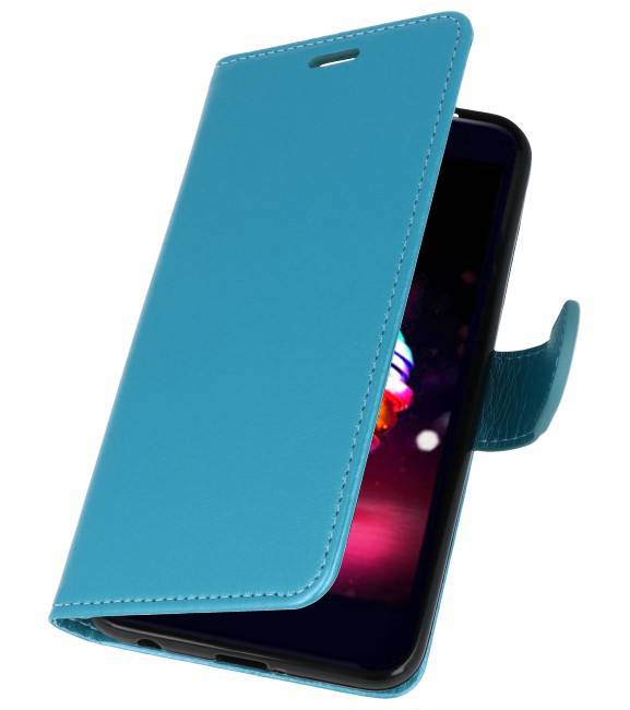 Etui Portefeuille pour LG K10 2018 Turquoise