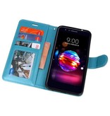 Wallet Cases Tasche für LG K10 2018 Türkis