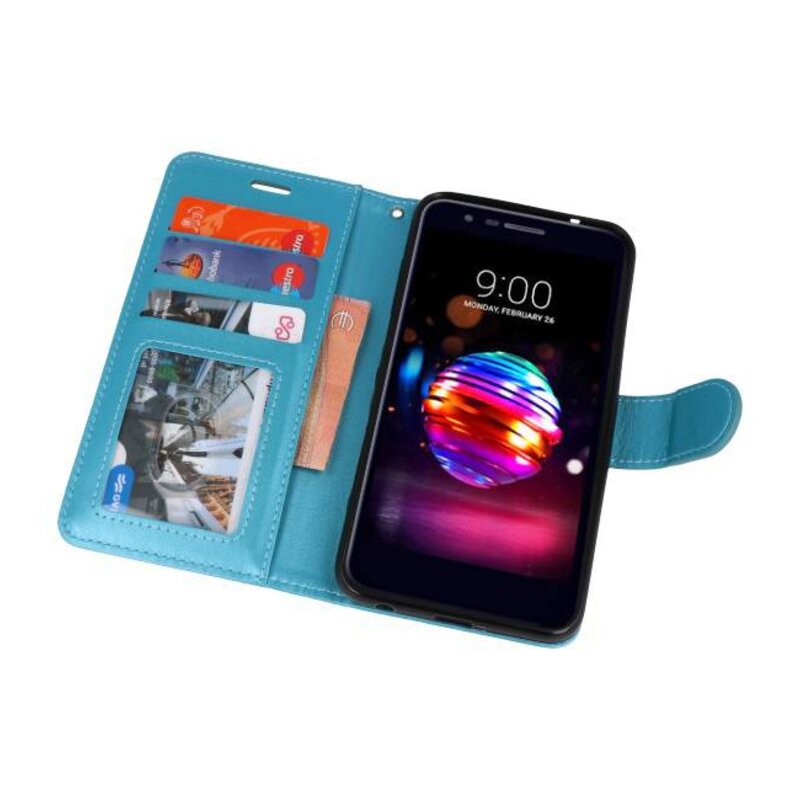 Estuche Wallet Cases para LG K10 2018 Turquoise