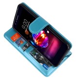 Wallet Cases Case for LG K10 2018 Turquoise