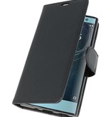 Wallet Cases Tasche für Xperia XA2 Schwarz