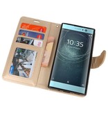 Wallet Cases Case for Xperia XA2 Gold