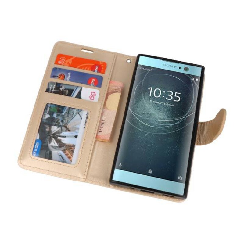 Wallet Cases Case for Xperia XA2 Gold