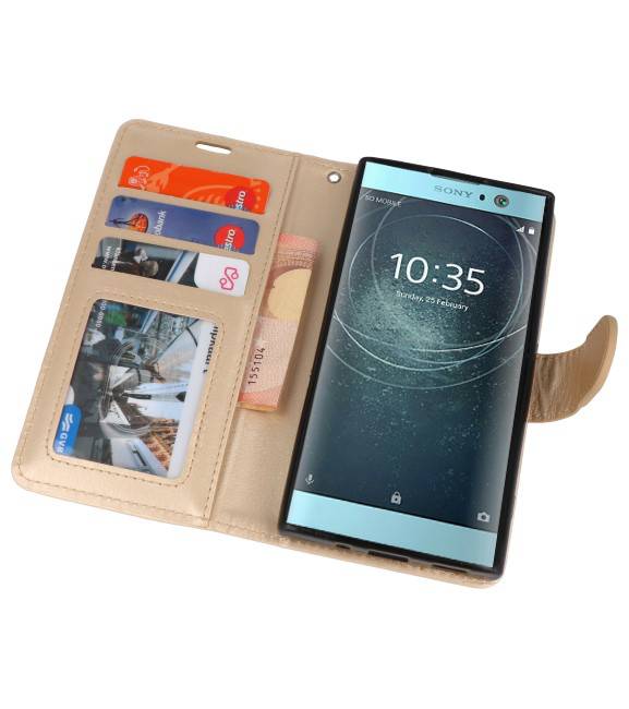 Estuche para estuches Wallet para Xperia XA2 Gold