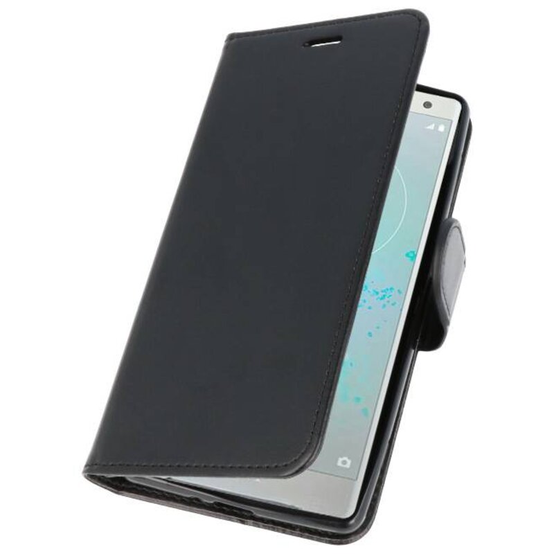 Étui portefeuille pour Xperia XZ2 Noir