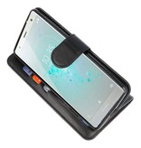Étui portefeuille pour Xperia XZ2 Noir