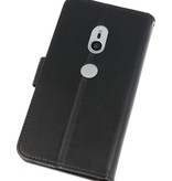 Étui portefeuille pour Xperia XZ2 Noir