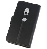 Wallet Cases Tasche für Xperia XZ2 Schwarz
