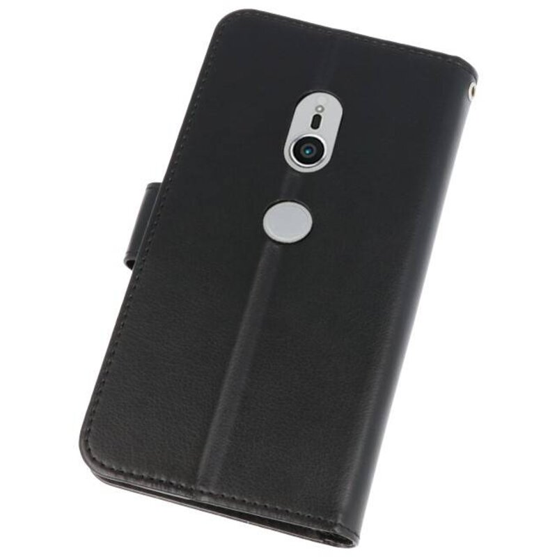 Étui portefeuille pour Xperia XZ2 Noir