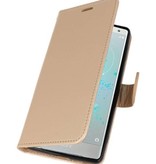 Estuche para estuches Wallet para Xperia XZ2 Gold