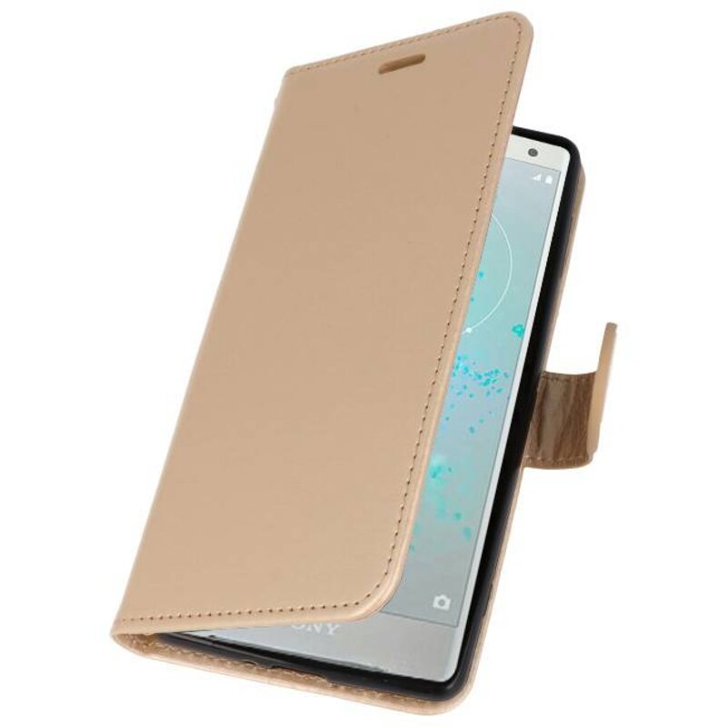Wallet Cases Case for Xperia XZ2 Gold