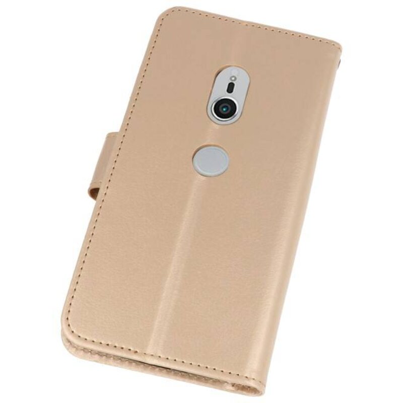 Wallet Cases Case for Xperia XZ2 Gold