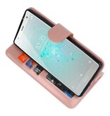 Étui portefeuille pour Xperia XZ2 Pink