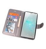 Wallet Cases Case for Xperia XZ2 Gray