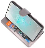 Étui portefeuille pour Xperia XZ2 Gris