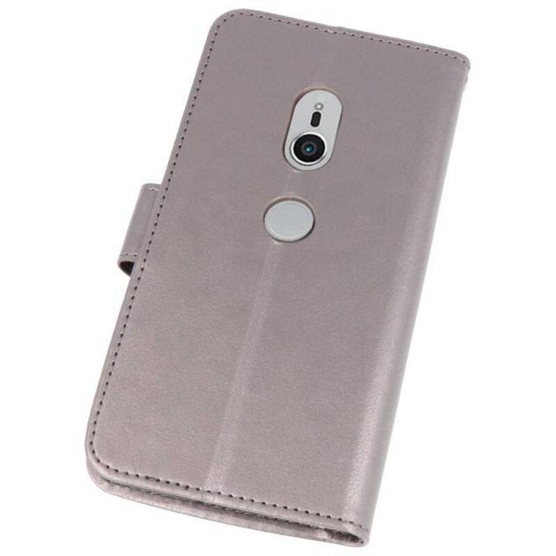 Étui portefeuille pour Xperia XZ2 Gris