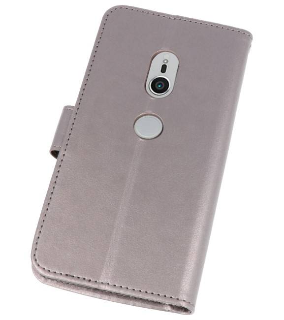 Custodia a Portafoglio per Xperia XZ2 Grigio