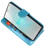 Wallet Cases Hoesje voor Xperia XZ2 Turquoise