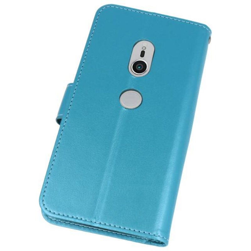 Custodia a portafoglio Custodia per Xperia XZ2 Turchese
