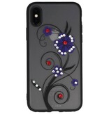 Fundas Diamant Lilies para iPhone X Purple
