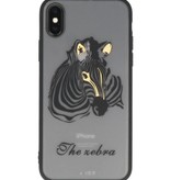 Tiere TPU Hüllen für iPhone X Zebra