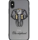 Dyr TPU Tasker til iPhone X Elephant