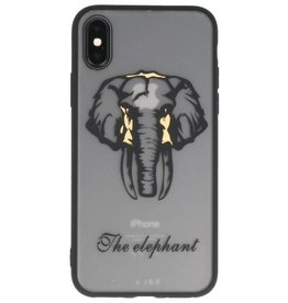 Housses TPU pour iPhone X Elephant