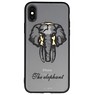 Dieren TPU Hoesjes Cases voor iPhone X Olifant