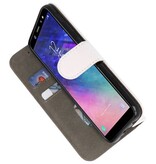Bookstyle Wallet Cases Tasche für Galaxy A6 2018 Weiß