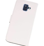 Bookstyle Wallet Cases Case for Galaxy A6 2018 White