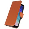 Bookstyle Wallet Cases Case for Galaxy A6 2018 Brown