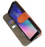 Bookstyle Wallet Cases Case for Galaxy A6 2018 Brown