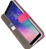 Bookstyle Wallet Cases Case for Galaxy A6 2018 Pink