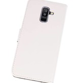 Bookstyle Wallet Cases Case for Galaxy A6 Plus 2018 White