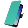 Bookstyle Wallet Cases Case for Galaxy A6 Plus 2018 Green