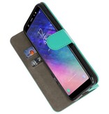 Custodia a portafoglio per Custodia per Galaxy A6 Plus 2018 Verde