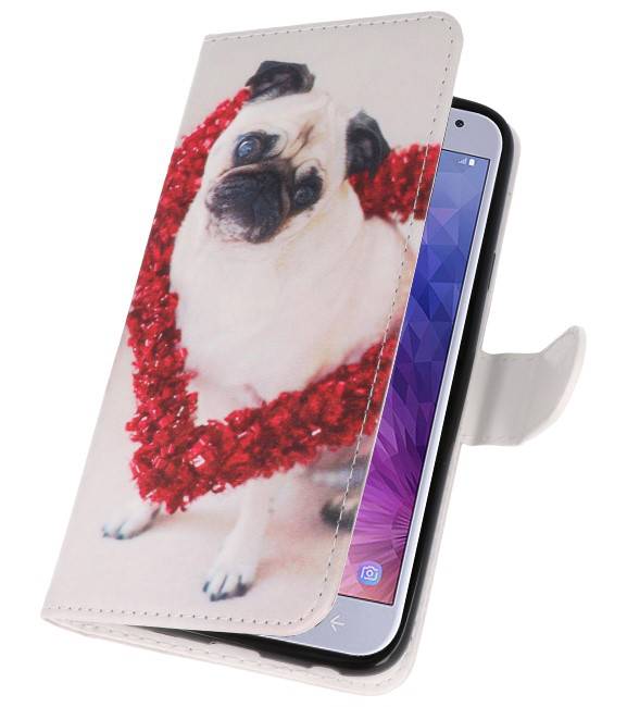 Dog Bookstyle Case for Galaxy J4 2018