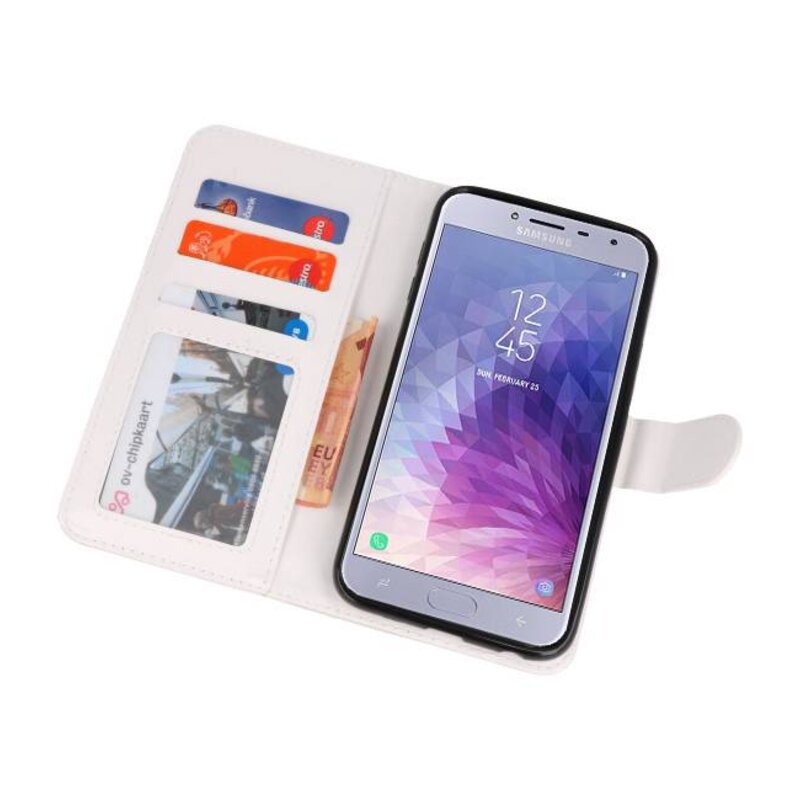 Dog Bookstyle Case pour Galaxy J4 2018