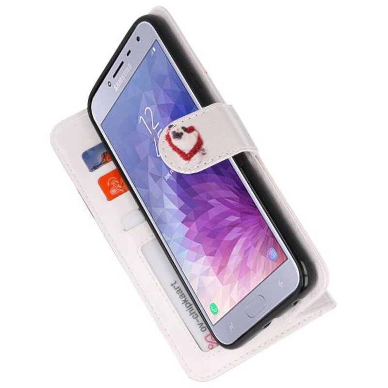 Estuche Dog Bookstyle para Galaxy J4 2018