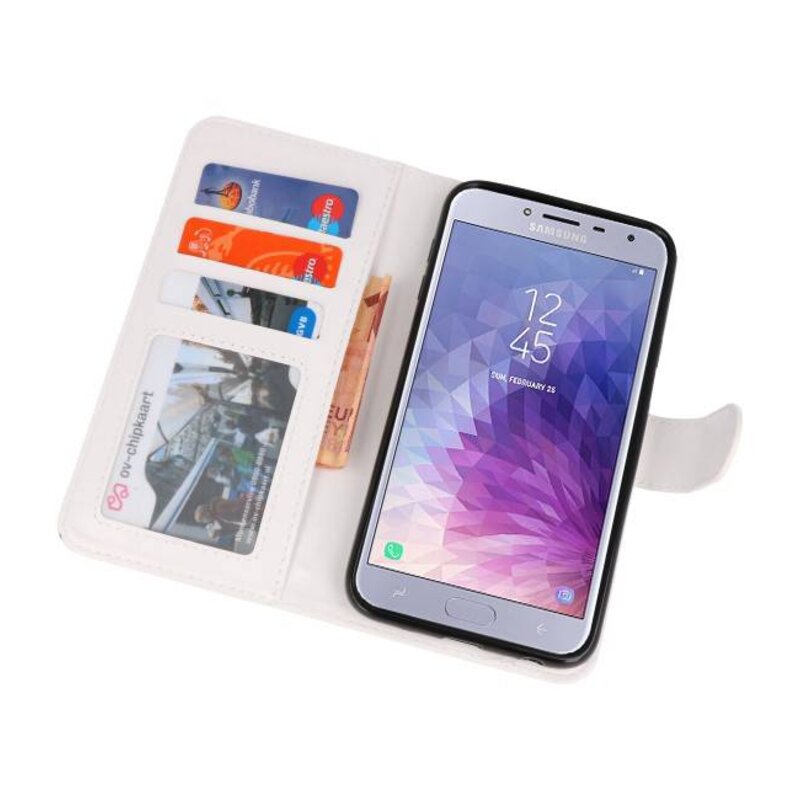 Dollar Bookstyle Hoesje voor Galaxy J4 2018