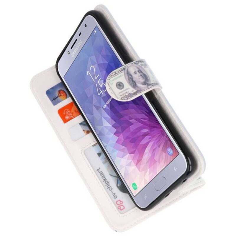 Dollar Bookstyle Case pour Galaxy J4 2018