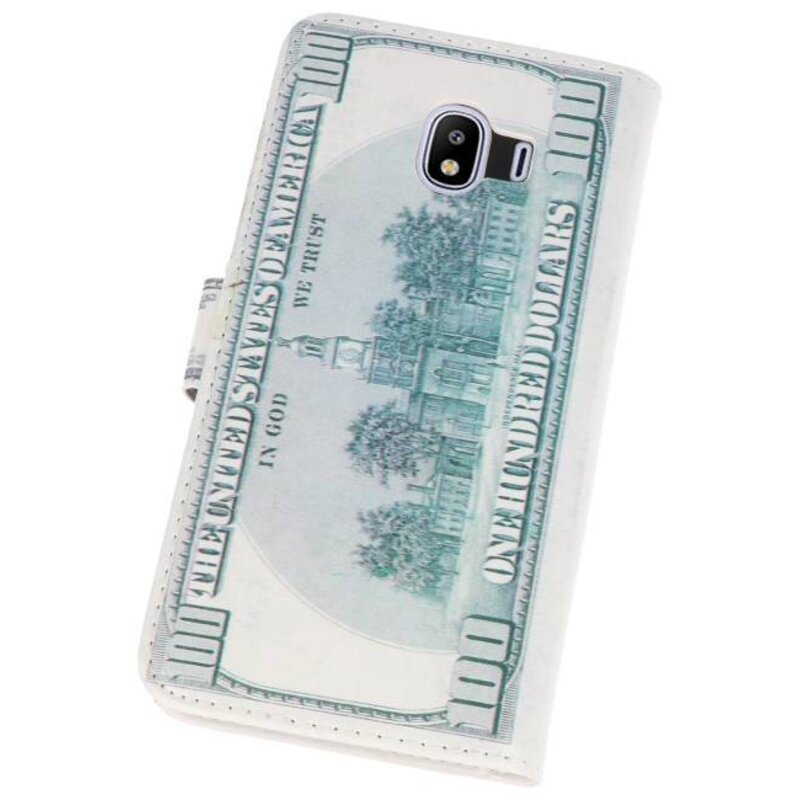 Dollar Bookstyle Case pour Galaxy J4 2018