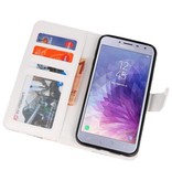 Temple 1 Bookstyle Hoesje voor Galaxy J4 2018