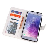 Funda de estilo libro de Temple 1 para Galaxy J4 2018