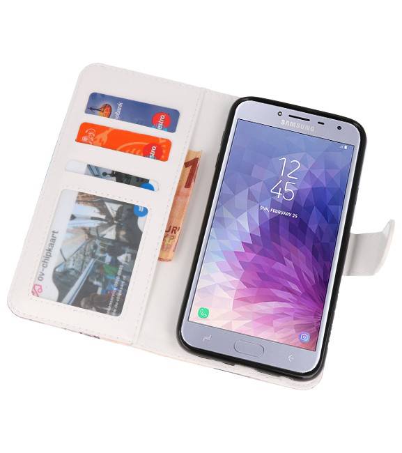 Temple 1 Bookstyle Case for Galaxy J4 2018
