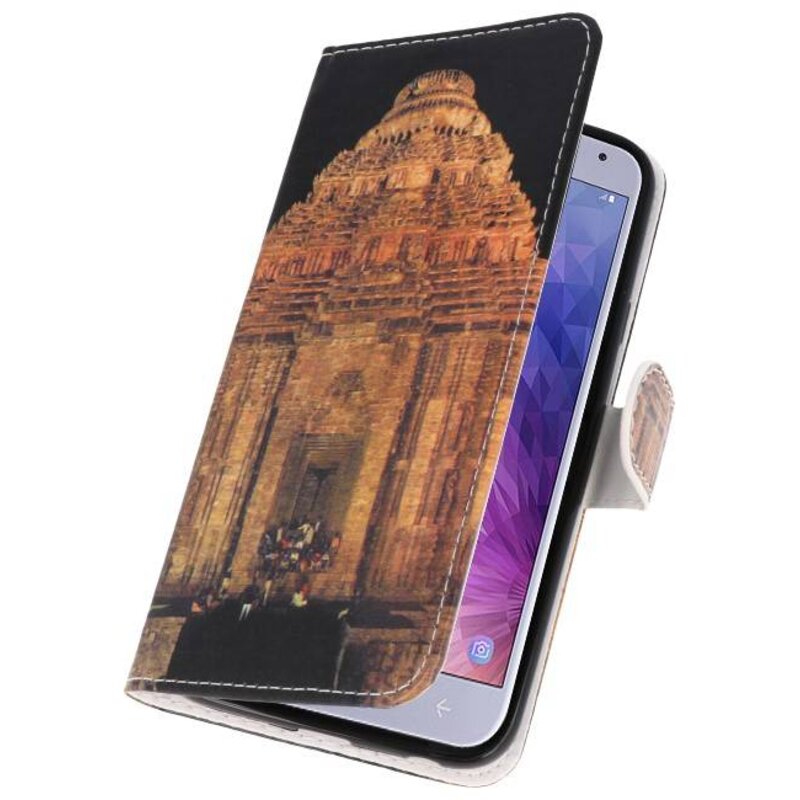Temple 2 Bookstyle Case for Galaxy J4 2018