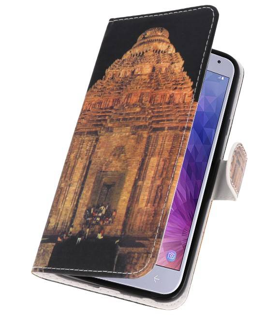 Custodia a libro Temple 2 per Galaxy J4 2018