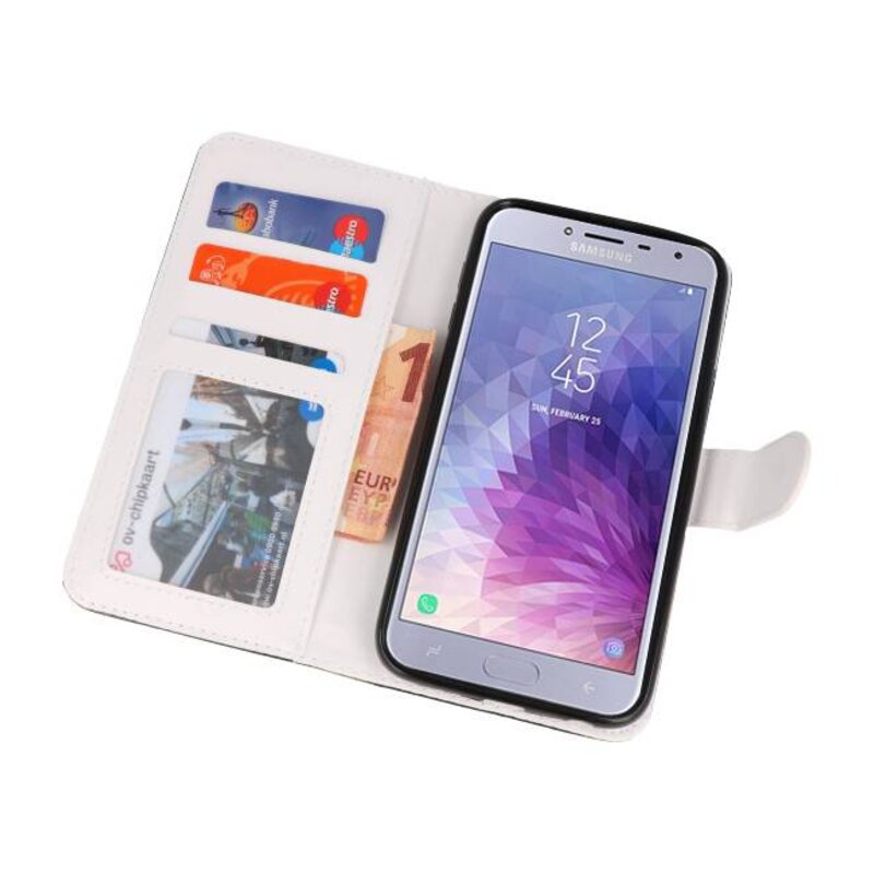 Custodia a libro Temple 2 per Galaxy J4 2018