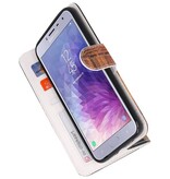 Etui Bookstyle Temple 2 pour Galaxy J4 2018