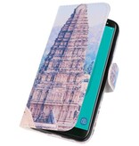 Temple 1 Bookstyle Case for Galaxy J6 2018